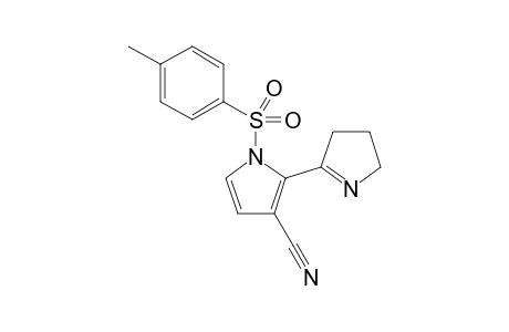 3,4-Dihydro-5-(3-cyano-1-(4-methylphenylsulfonyl)pyrrol-2-yl)-2H-pyrrole