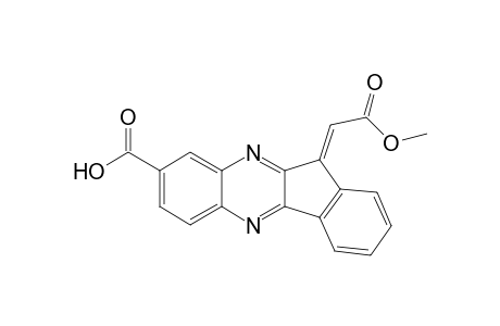 (11E)-11-(2-keto-2-methoxy-ethylidene)indeno[1,2-b]quinoxaline-8-carboxylic acid