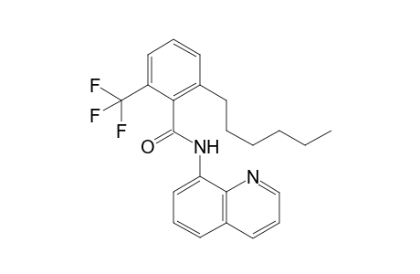 2-hexyl-N-(quinolin-8-yl)-6-(trifluoromethyl)benzamide