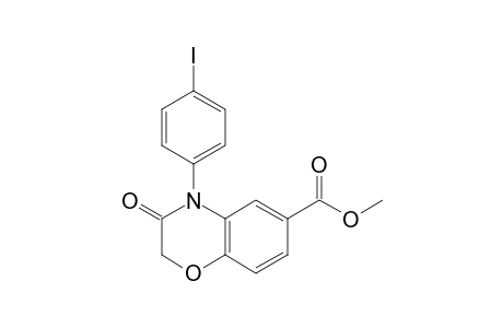 Methyl 4-(4-Iodophenyl)-3-oxo-3,4-dihydro-2H-1,4-benzoxazine-6-carboxylate