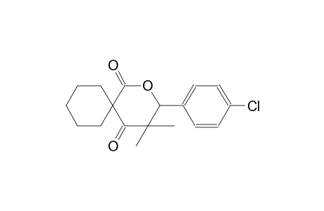 3-(4-Chlorophenyl)-4,4-dimethyl-2-oxaspiro[5.5]undecane-1,5-dione