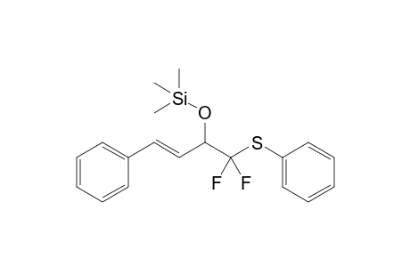 1,1-Difluoro-4-(phenyl)-1-phenylsulfanyl-2-trimethylsilyloxy-3-butene