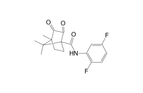 Bicyclo[2.2.1]heptane-1-carboxamide, N-(2,5-difluorophenyl)-4,7,7-trimethyl-2,3-dioxo-