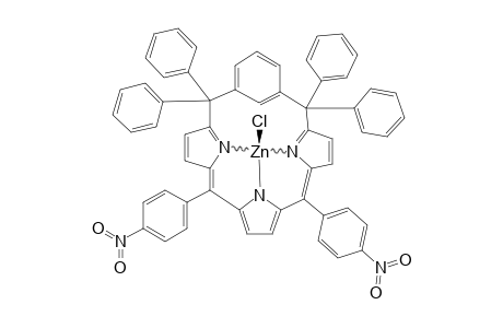CHLOROZINC-(II)-11,16-BIS-(4-NITROPHENYL)-6,6,21,21-TETRAPHENYL-META-BENZIPORPHYRIN