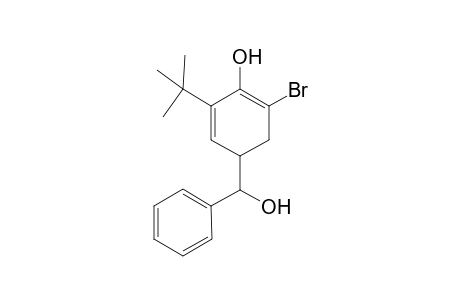2-Bromo-6-(tert-butyl)-4-(hydroxy(phenyl)methyl)cyclohexa-1,5-dien-1-ol