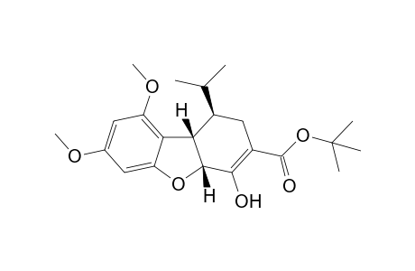 tert-Butyl rel-(1R,4aR,9bS)-1,2,4a,9b-tetrahydro-4-hydroxy-7,9-dimethoxy-1-(1-methylethyl)-3-dibenzofurancarboxylate