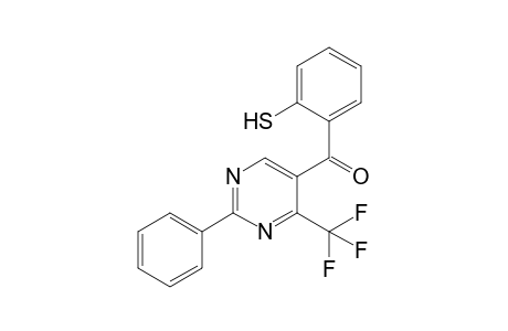 5-(2-Sulfanylbenzoyl)-2-phenyl-4-(trifluoromethyl)pyrimidine