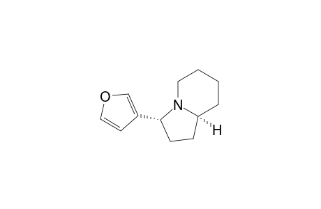 Indolizine, 3-(3-furanyl)octahydro-, cis-