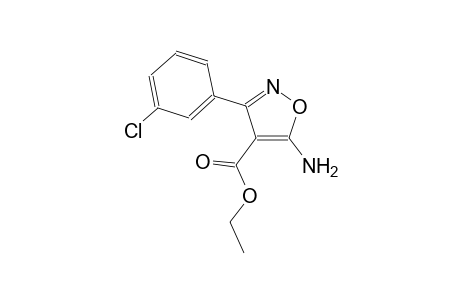 ethyl 5-amino-3-(3-chlorophenyl)-4-isoxazolecarboxylate