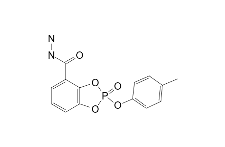 2-(4-METHYLPHENOXY)-1,3,2-BENZODIOXA-PHOSPHOLE-4-CARBOHYDRAZIDE-2-OXIDE