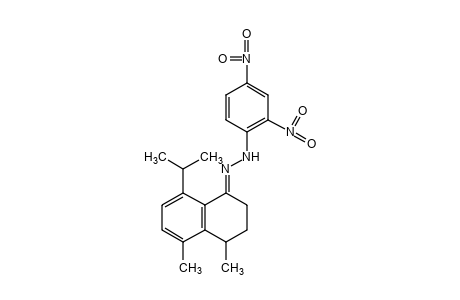 3,4-dihydro-4,5-dimethyl-8-isopropyl-1(2H)-naphthalenone, (2,4-dinitrophenyl)hydrazone