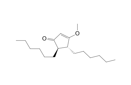 (4R,5R)-4,5-dihexyl-3-methoxy-1-cyclopent-2-enone