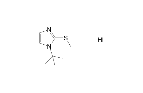 1-tert-butyl-2-(methylthio)imidazole, monohydroiodide