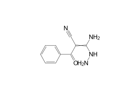 2-Benzoyl-3-amino-3-hydrazino-acrylnitril