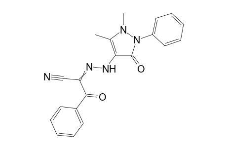 N'-(1,5-dimethyl-3-oxo-2-phenyl-2,3-dihydro-1H-pyrazole-4-yl)-2-oxo-2-phenyl-acetohydrazonylcyanide