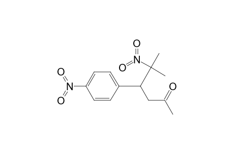 2-Hexanone, 5-methyl-5-nitro-4-(4-nitrophenyl)-