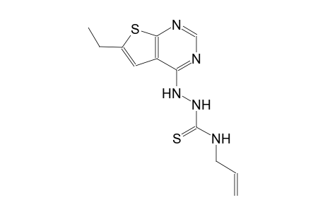 N-allyl-2-(6-ethylthieno[2,3-d]pyrimidin-4-yl)hydrazinecarbothioamide