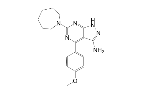 6-(1-azepanyl)-4-(4-methoxyphenyl)-1H-pyrazolo[3,4-d]pyrimidin-3-amine
