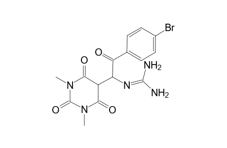 2-[2-(4-Bromophenyl)-1-(1,3-dimethyl-2,4,6-trioxo-hexahydro-pyrimidin-5-yl)-2-oxo-ethyl]-guanidine