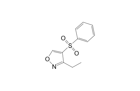 4-(Benzenesulfonyl)-3-ethyl-isoxazole