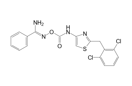O-{[2-(2,6-dichlorobenzyl)-4-thiazolyl]carbamoyl}benzamidoxime
