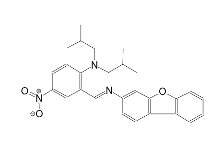 dibenzo[b,d]furan-3-amine, N-[(E)-[2-[bis(2-methylpropyl)amino]-5-nitrophenyl]methylidene]-