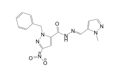 1-benzyl-N'-[(E)-(1-methyl-1H-pyrazol-5-yl)methylidene]-3-nitro-1H-pyrazole-5-carbohydrazide