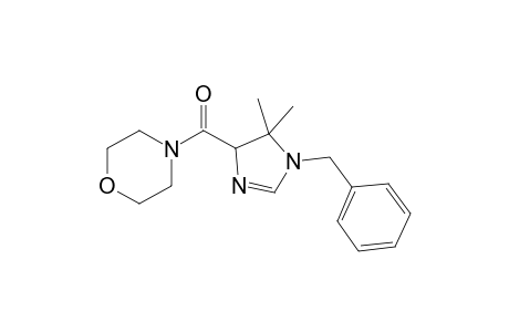 (1-Benzyl-5,5-dimethyl-4,5-dihydro-1H-imidazol-4-yl)-(morpholino)methanone