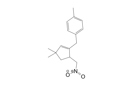 3,3-Dimethyl-1-(4-methylphenyl)methyl-5-nitromethyl-cyclopentene