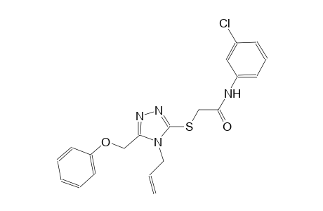 2-{[4-allyl-5-(phenoxymethyl)-4H-1,2,4-triazol-3-yl]sulfanyl}-N-(3-chlorophenyl)acetamide
