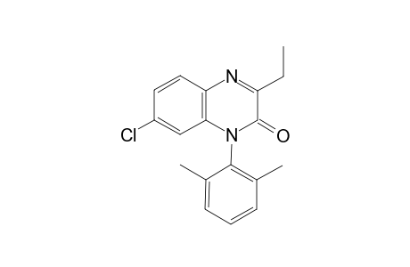 7-Chloro-1-(2,6-dimethylphenyl)-3-ethylquinoxalin-2(1H)-one