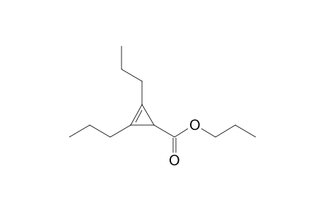Propyl 1,2-dipropyl-1-cyclopropene-3-carboxylate