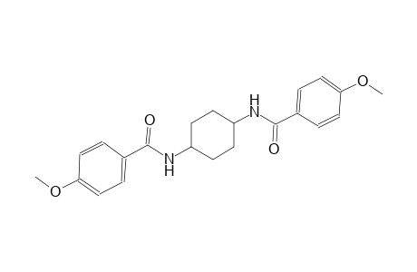 4-methoxy-N-{4-[(4-methoxybenzoyl)amino]cyclohexyl}benzamide