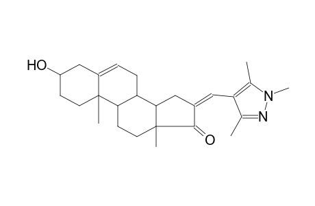 3-hydroxy-16-[(1,3,5-trimethyl-1H-pyrazol-4-yl)methylene]androst-5-en-17-one