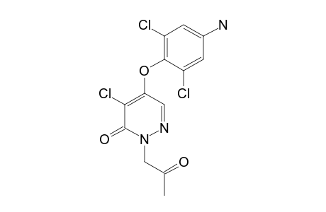 4-(4-AMINO-2,6-DICHLORO-PHENOXY)-5-CHLORO-1-(2-OXOPROPYL)-PYRIDAZIN-6-ONE