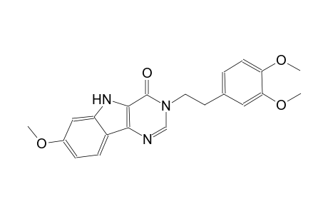 3-[2-(3,4-dimethoxyphenyl)ethyl]-7-methoxy-3,5-dihydro-4H-pyrimido[5,4-b]indol-4-one