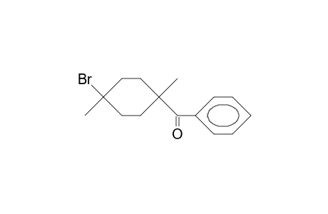 cis-1,4-Dimethyl-4-bromo-1-benzoyl-cyclohexane