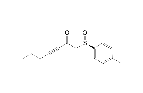 1-[(R)-(4-methylphenyl)sulfinyl]-3-heptyn-2-one