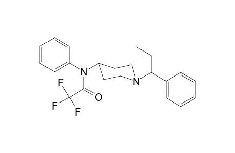 N-Phenyl-N-[1-(1-phenylpropan-1-yl)piperidin-4-yl]trifluoracetamide