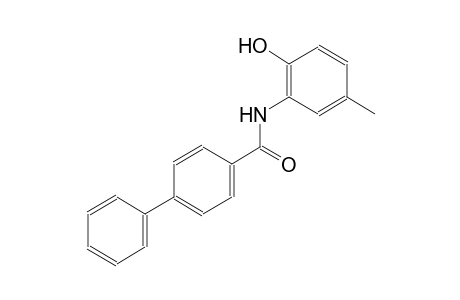 N-(2-hydroxy-5-methylphenyl)[1,1'-biphenyl]-4-carboxamide