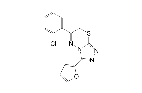 6-(2-chlorophenyl)-3-(2-furyl)-7H-[1,2,4]triazolo[3,4-b][1,3,4]thiadiazine