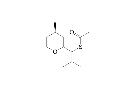 (S)-[2-methyl-1 -[(4R)-4-methyltetrahydropyran-2-yl]propyl]-ethanethioate