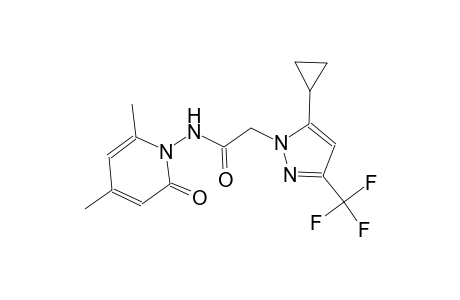 2-[5-cyclopropyl-3-(trifluoromethyl)-1H-pyrazol-1-yl]-N-(2,4-dimethyl-6-oxo-1(6H)-pyridinyl)acetamide