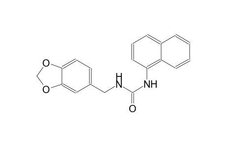 N-(1,3-benzodioxol-5-ylmethyl)-N'-(1-naphthyl)urea