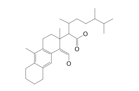 Octahydroanthracen, 3,9-dimethyl-4-hydroxymethylene-3-[1-carboxy-2,5,6-trimethyl]heptyl]-