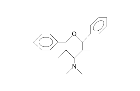 3,5-Dimethyl-cis-2,cis-6-diphenyl-R-4-(dimethylamino)-oxan