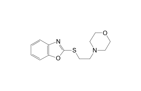 2-([2-(4-Morpholinyl)ethyl]sulfanyl)-1,3-benzoxazole