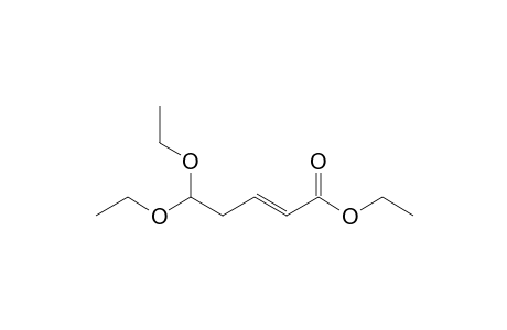 (E)-5,5-diethoxy-2-pentenoic acid ethyl ester