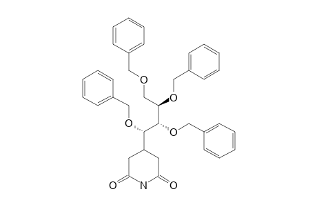 4-[(1S,2R,3R)-1,2,3,4-tetrakis(benzyloxy)butyl]piperidine-2,6-quinone