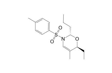 3,6-Dihydro-6-ethyl-5-methyl-2-propyl-3-tosyl-2H-1,3-oxazine